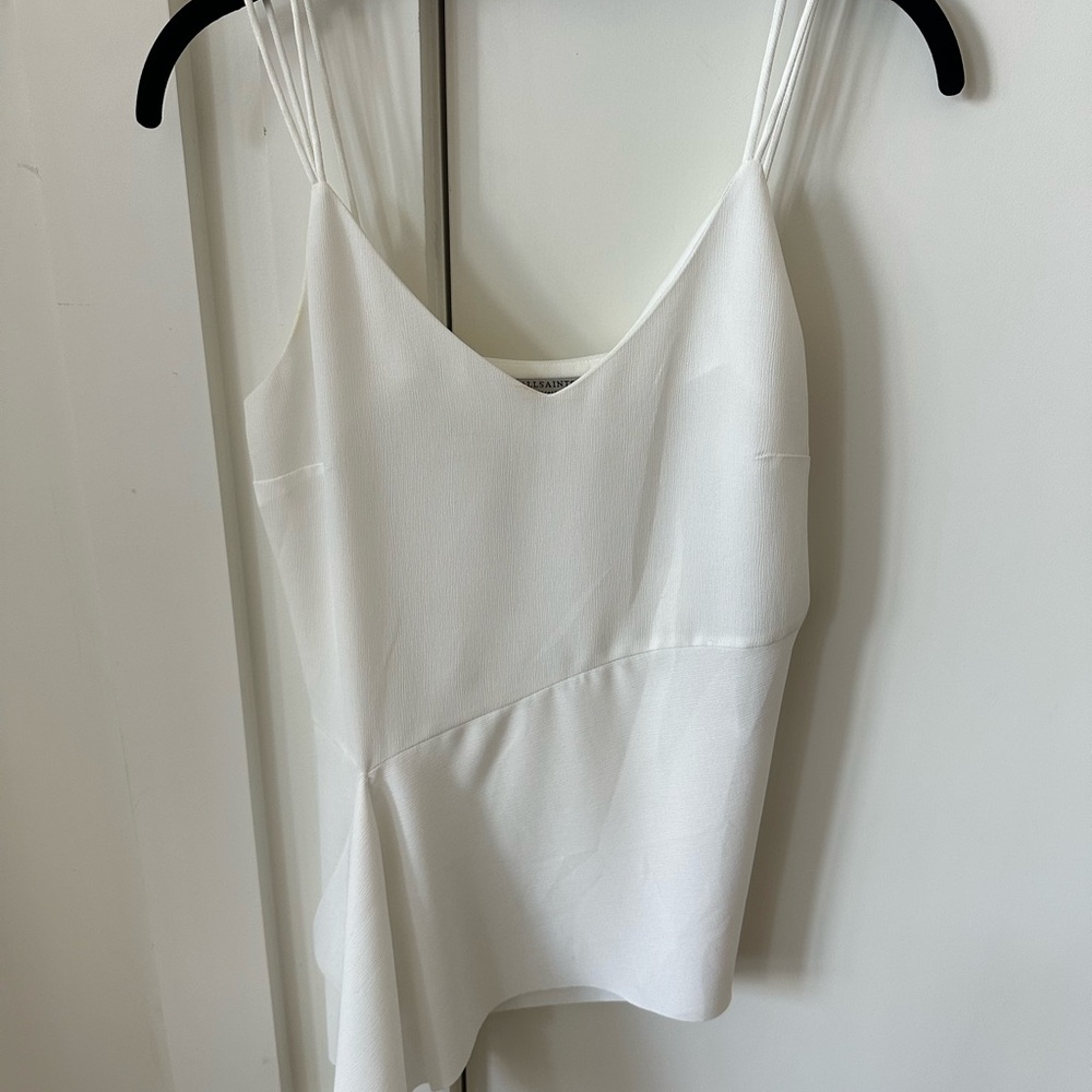 All Saints White Tank Top